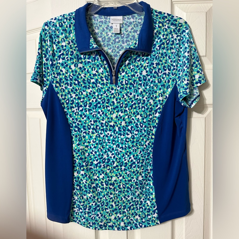 Chico size 1 short sleeve polo